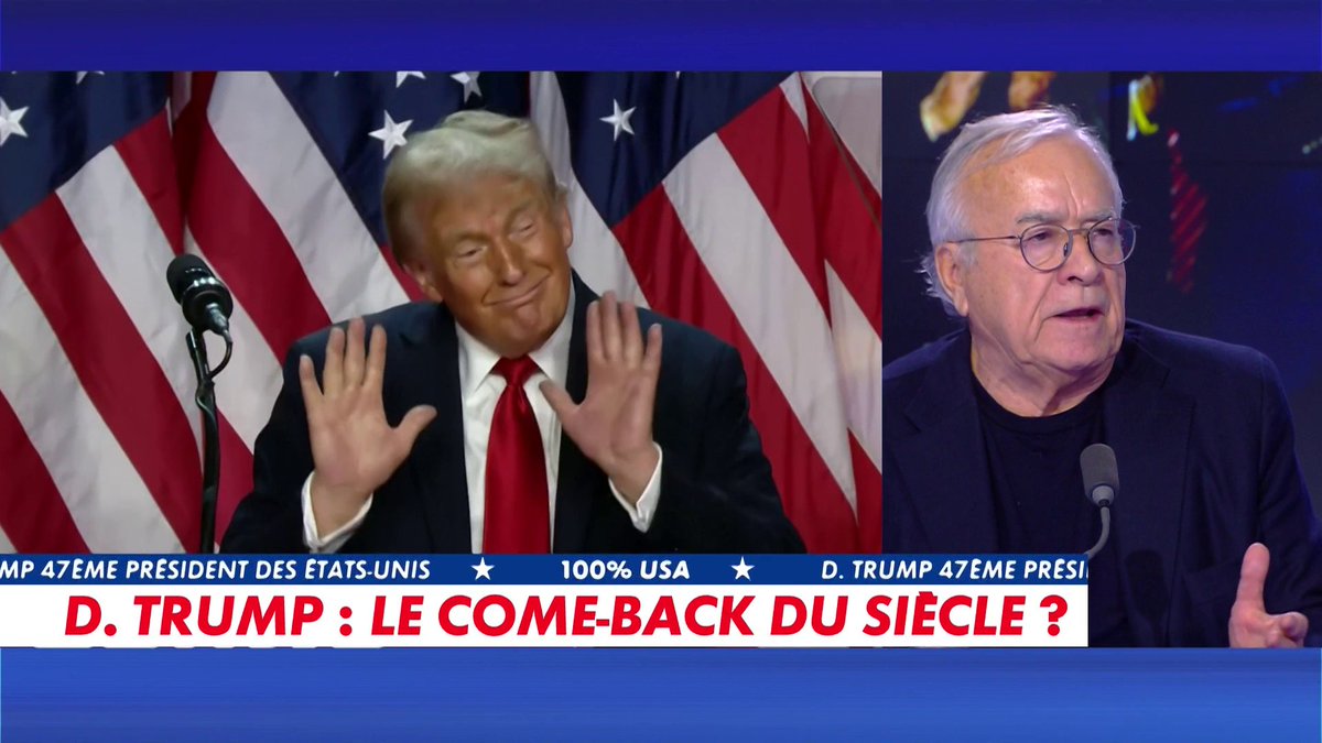 Jean-Claude Dassier : «Le parti démocrate va devoir réfléchir à ce qui lui est arrivé. On s'est tous lourdement trompé. [...] Trump a gagné nettement.»