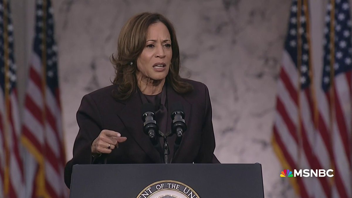"This is not a time to throw up our hands. This is a time to roll up our sleeves." Kamala Harris on the fight taking a while.