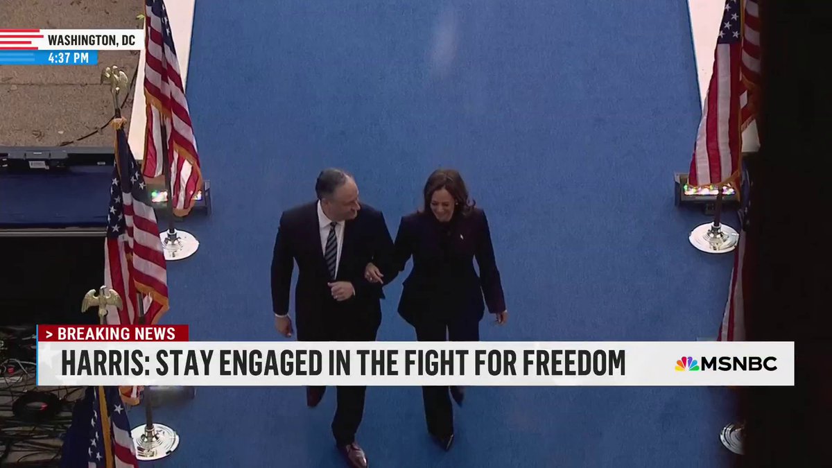 "This is an extraordinary woman. I'm sad for the country that they missed out on the opportunity to see how far she could go." -Joy Reid on VP #KamalaHarris' concession speech