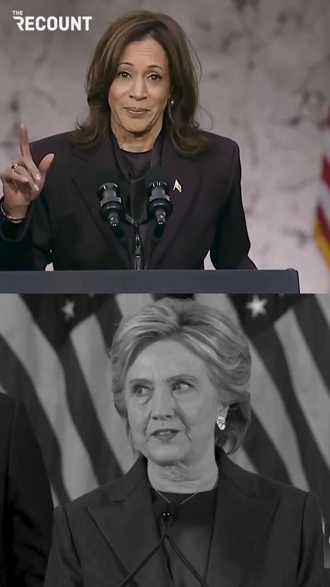2016 vs. 2024: Kamala Harris and Hillary Clinton’s concession speeches after losing to Donald Trump. Haven't we seen this movie before?