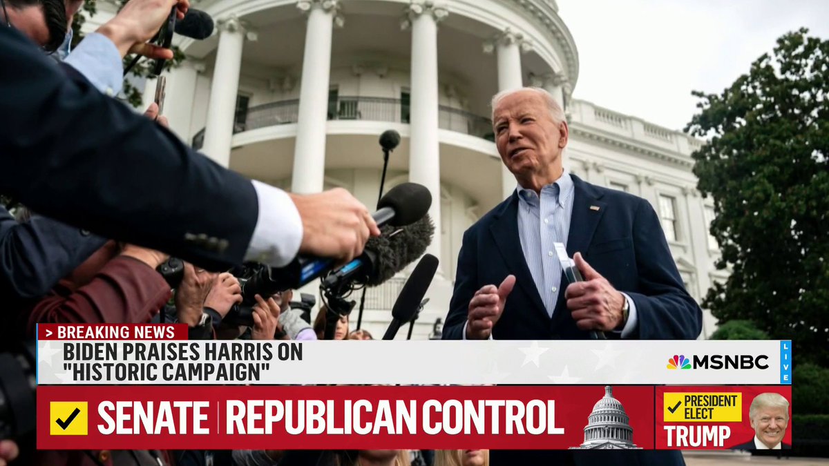BREAKING: President Joe Biden releases statement on presidential election results.