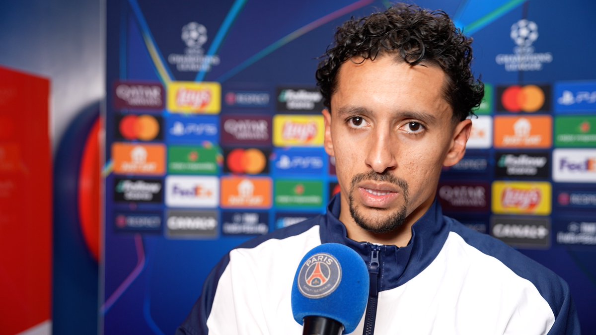 🎙️ Les réactions du coach Luis Enrique et du capitaine Marquinhos après #PSGATM (1-2). #UCL I #ChampionsLeague