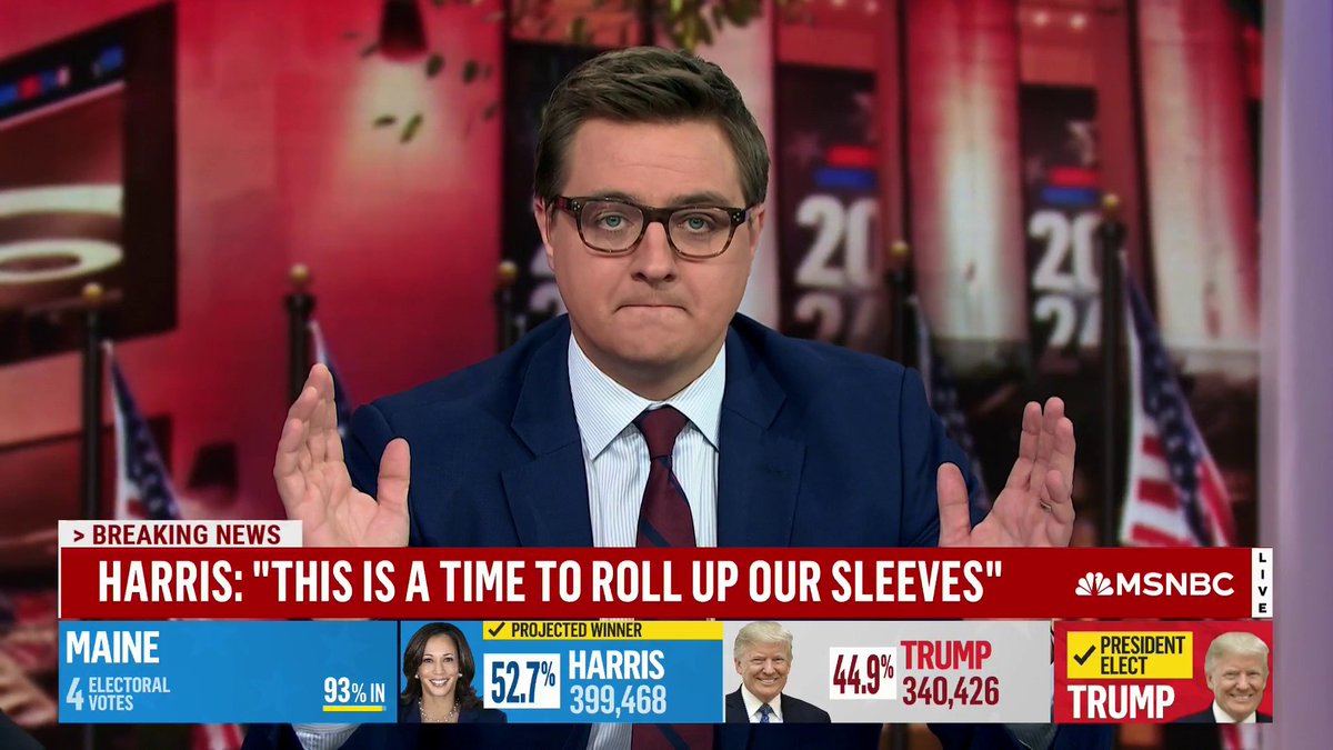 WATCH-- Chris Hayes: "It really is important not to concede in advance that politics don’t matter—public opinion still matters. Politics did not go away in America because 3 out of 100 people switched their presidential vote, which is to be clear what happened last night."