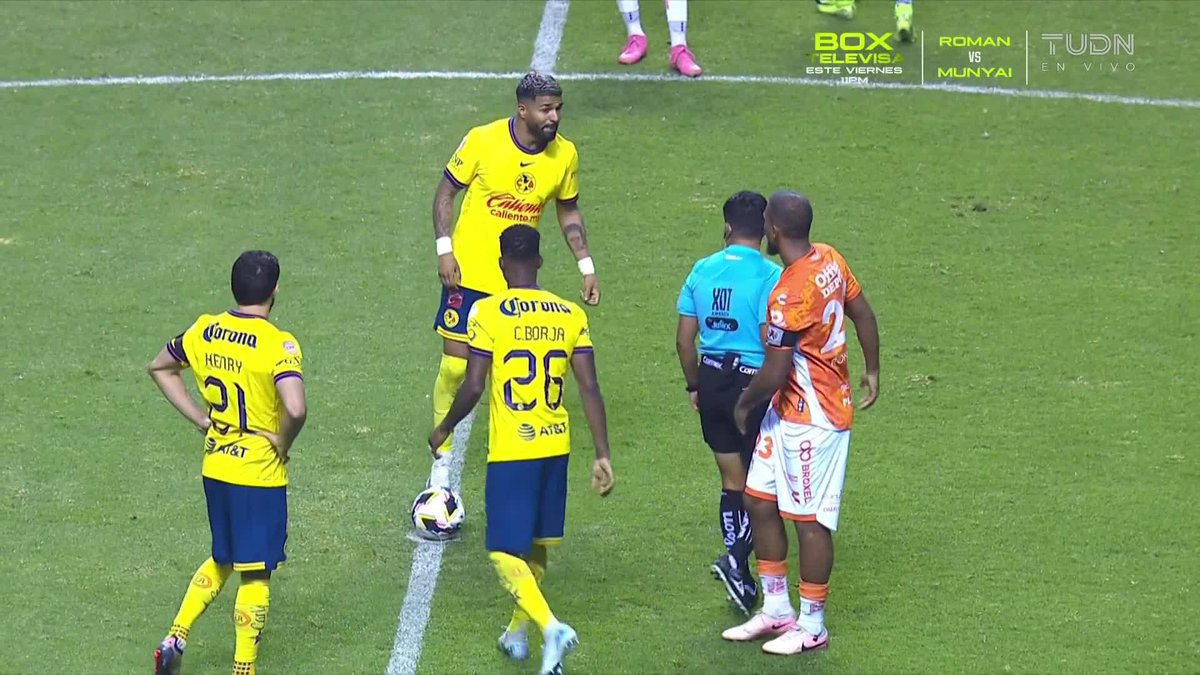 ¡Golazo de las Águilas! A los 15 segundos del segundo tiempo marca Cervantes 🦅 América 2-1 Pachuca 🦫 🔴 EN VIVO: 📺🇲🇽 CANAL 5 📲🇺🇸 TUDN #NuestroFutbol