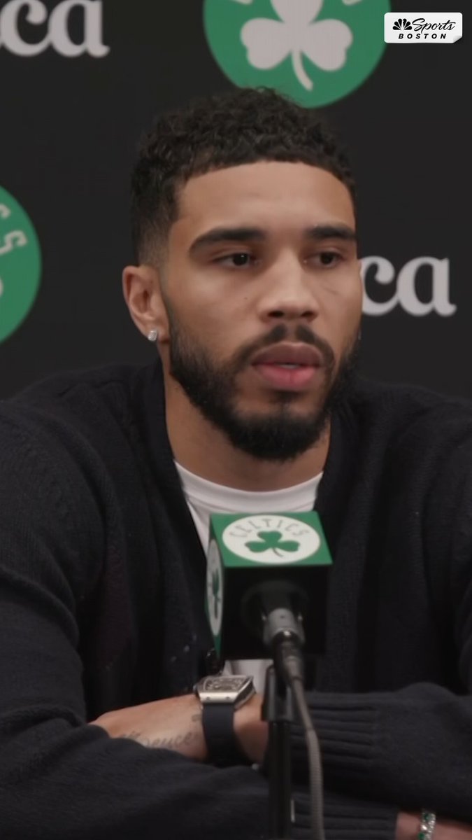 Jayson Tatum on blocking out the noise: "I mean excuse my language, but you just learn to not give a f***"