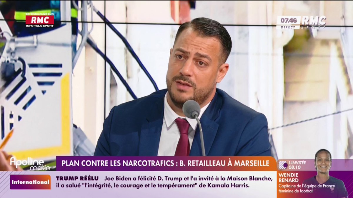 🎙️ "Marseille ce n'est pas Mexico. Il faut arrêter avec ça", s'agace Sébastien DELOGU, député LFI des Bouches-du-Rhône 🔴 Il demande la légalisation du cannabis en France pour régler le problème du narcotrafic #ApollineMatin