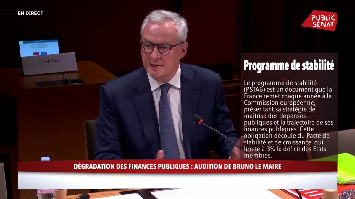 Sur la dette publique Le Maire rafraichit la memoire... Aux #LR 🤡 que c'est bon ! 🤡