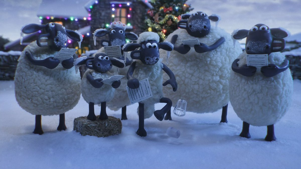 Shaun and his friends at Mossy Bottom Farm are back to help barbour spread the word about giving the gift of warmth this Christmas! #BarbourChristmas