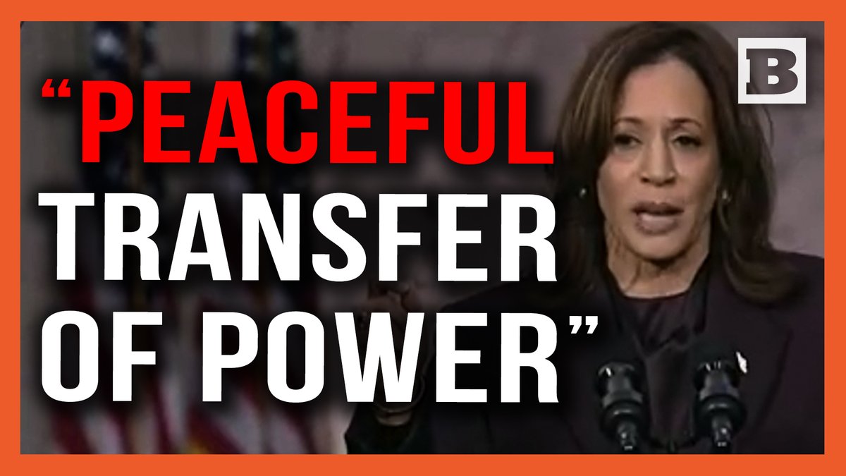 Kamala Harris Takes Dig at President-Elect Donald J. Trump While Committing to a "Peaceful Transfer of Power"