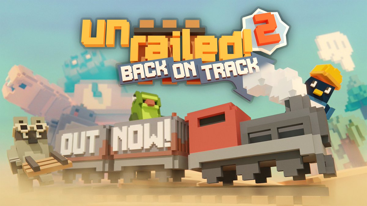 All aboard! Unrailed 2 is OUT NOW in Steam Early Access 🚂 🛤️ Choo-choose your route 🕸️ Battle bosses to challenge your skills 🔥 Play single-player or with friends 🚂 Tons of wagons and upgrades Grab your crew, it's time for more chaos, creativity and multiplayer mayhem!