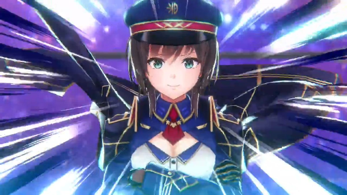【スタイル紹介】 SS[ヒビケ・Battlecry]蒼井えりか（CV #宮下早紀）を紹介！ 属性:打 新ロール『ADMIRAL』で登場！ スキルの威力や回転率を永続的に引き上げ、長期戦で味方全体を強力に支援するスタイル。 専用パッシブスキル『鬨』は味方全体のクリティカル率を常時+100%！ #ヘブバン