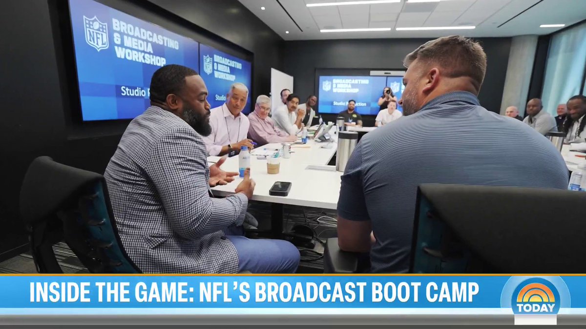 The NFL’s broadcasting boot camp is helping prepare its players for post-game careers in broadcast and ensuring that they have successful futures off the field. Kaylee Hartung shares an exclusive look inside NFL’s boot camp helping players become TV analysts.