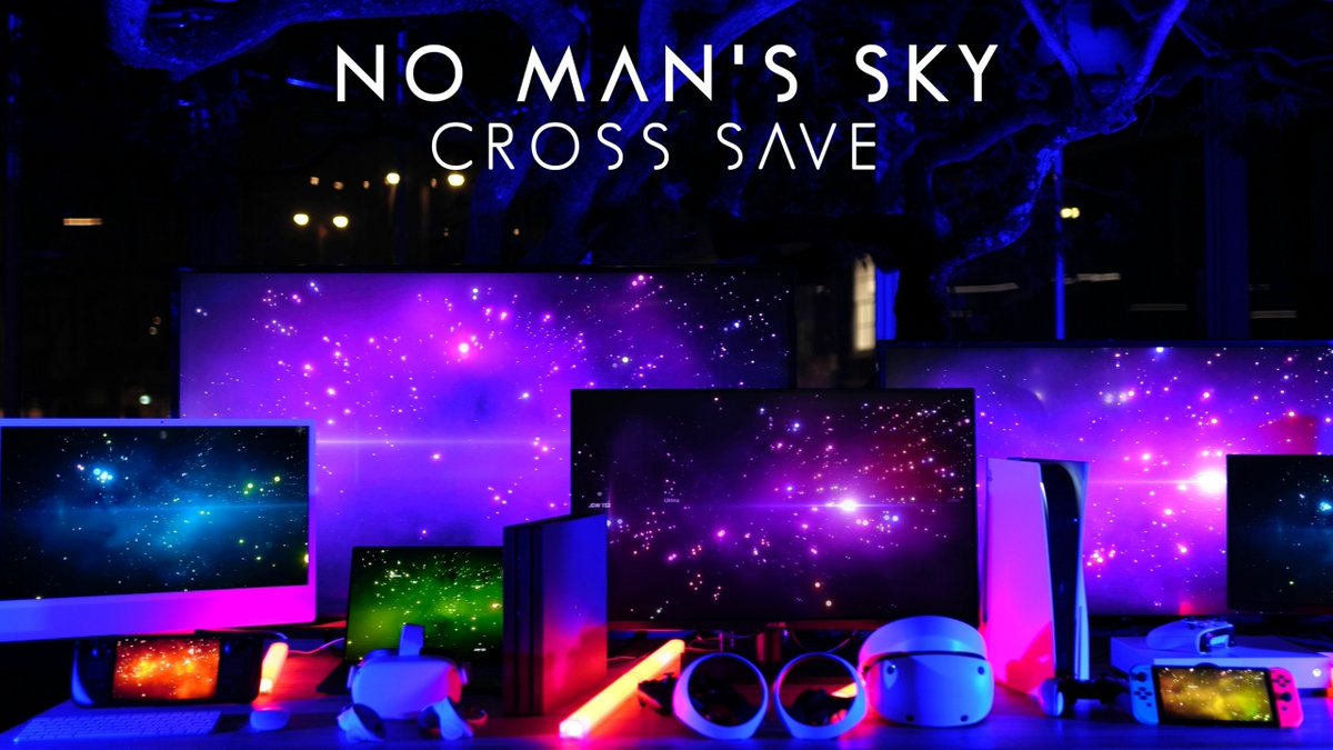 SURPRISE! Cross Save is coming to No Man's Sky 🥳 We know how much folks want this, and it's been over a year in the planning 🤯