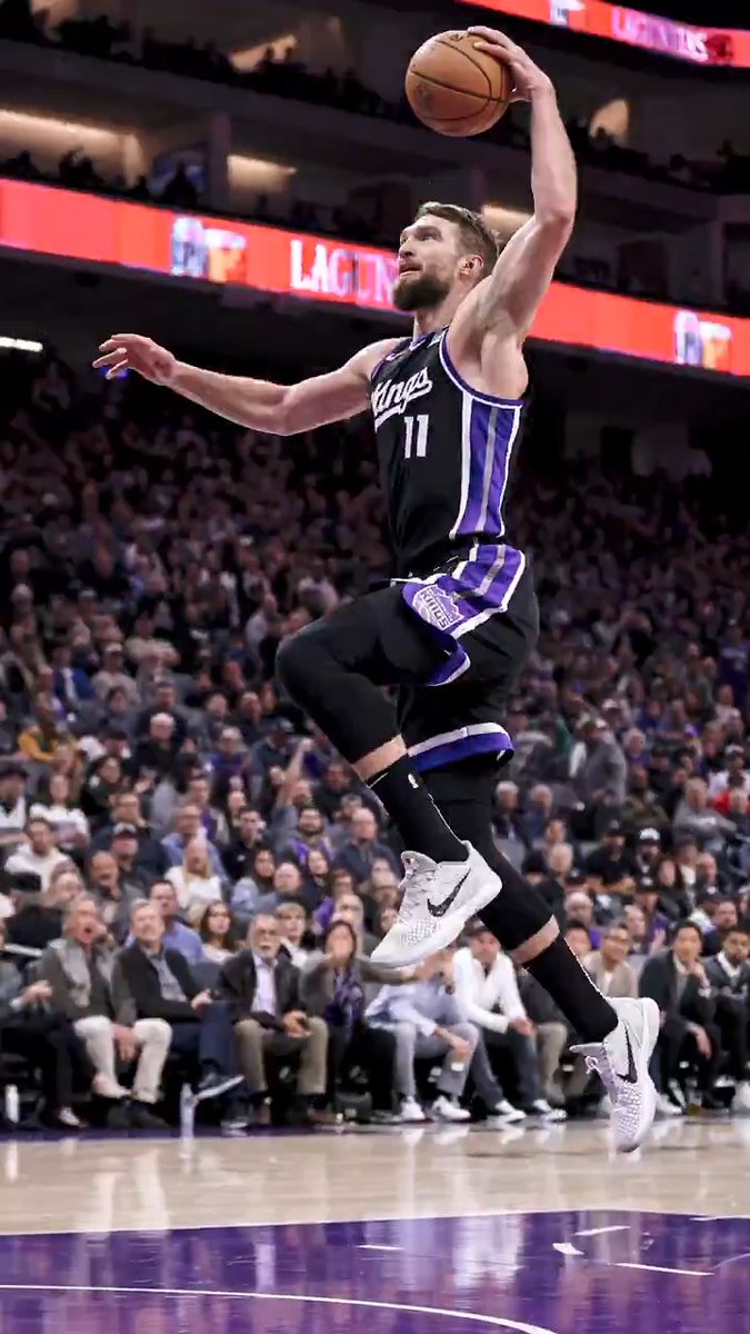 Domantas Sabonis is the first player since 1977-78 to have a triple-double without missing a FGA or FTA and having 0 turnovers.