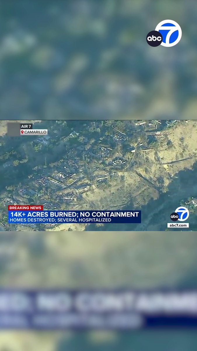 Dozens of homes have been decimated by the #MountainFire in Ventura County. Scott Reiff in AIR7 surveyed the damage Thursday morning and counted 83 homes destroyed in Camarillo Heights. Almost all homes along Santa Cruz were destroyed. Live updates: