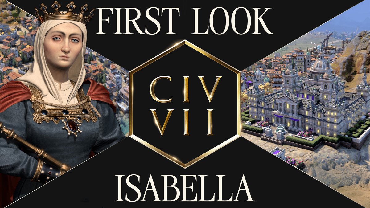 The Monarch. Queen 𝐈𝐬𝐚𝐛𝐞𝐥𝐥𝐚 expands her domain in #Civ7! Get a First Look at her abilities: