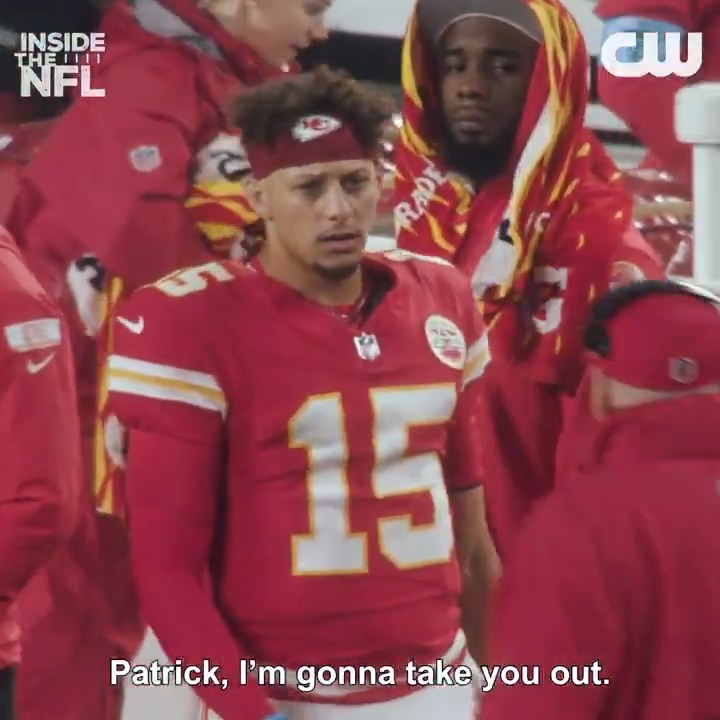 There was no way Patrick Mahomes II was coming out of the game.