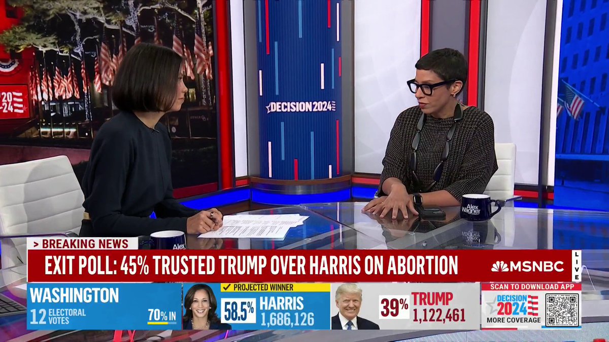 "I think what we're finding is that the presence of those ballot initiatives actually gave some subset of women voters a permission structure that allowed them to go into the ballot booth and vote their interests on securing abortion rights and then pivot..." - Melissa Murray (@ProfMMurray on Threads 🧵)