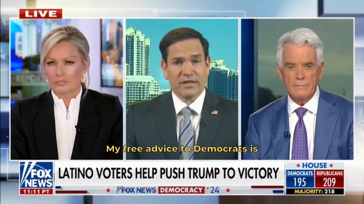 My free advice to Democrats is fire your consultants. Hispanic voters are American voters.
