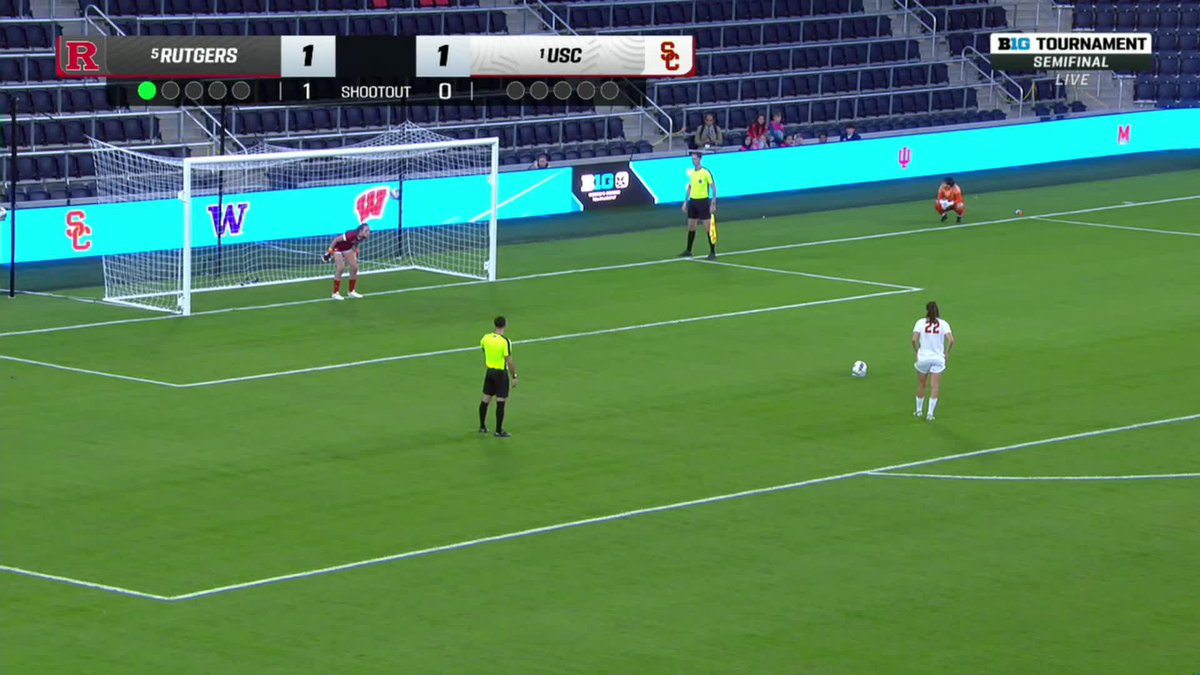 THREE STRAIGHT PK SAVES 😱 Watch Olivia Bodmer's PK-saving masterclass in Rutgers Women's Soccer's semifinal win in the Big Ten Conference tournament 🤩 #B1GWSoccer on Big Ten Network 📺