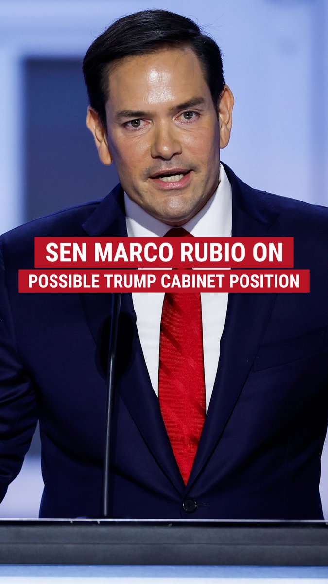 UP IN THE AIR: Sen. Marco Rubio (R-FL) responds to speculation that he may join President-elect Trump's cabinet during an interview on America Reports.