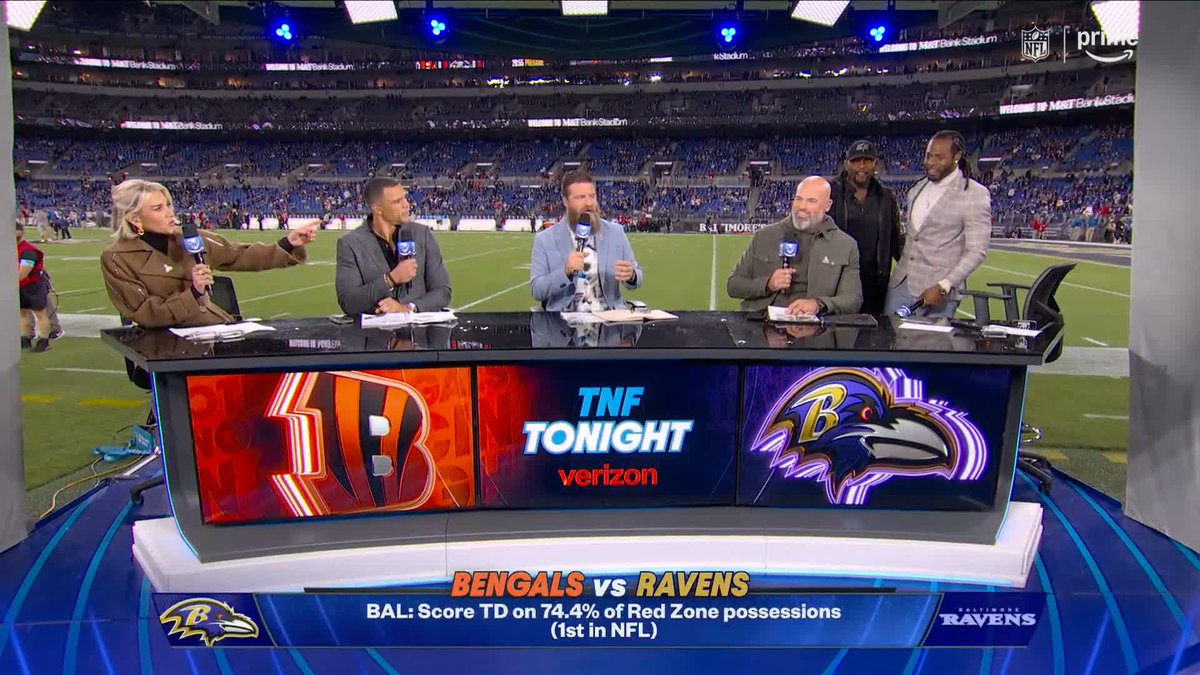 👋 Ray Lewis! Baltimore Ravens royalty stops by the #TNFonPrime desk!