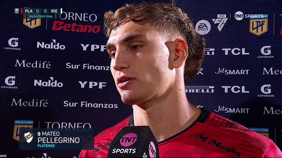 "HAY QUE TENER CUIDADO CON LO QUE UNO DICE. SE ALTERA CON EL PÚBLICO. UNA IMPOTENCIA TERRIBLE, ESTOY RE CALIENTE" Mateo Pellegrino se mostró muy enojado con el arbitraje de Fernando Espinoza Mirá la #LPFxTNTSports 👉 Suscribite al #PackFútbol en