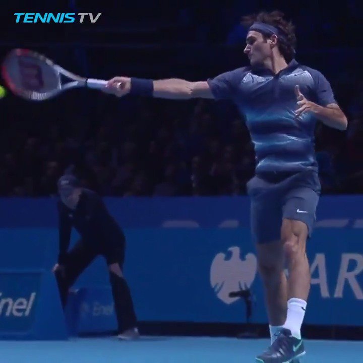Roger Federer era magia pura en el ATP Finals.