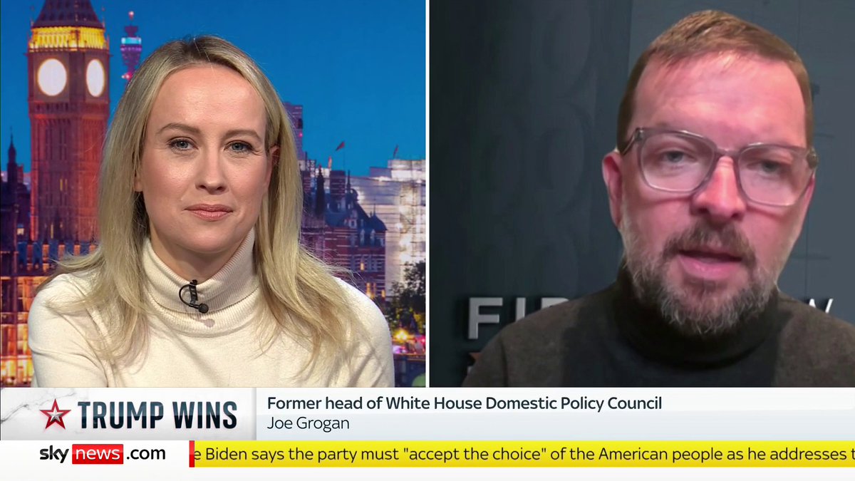 Joe Grogan (Trump’s former assistant) says Labour employees going to help Kamala was “stupid” &amp; “they screwed up” and now need to extend “an olive branch” to fix that relationship because it “rankled” with Republicans