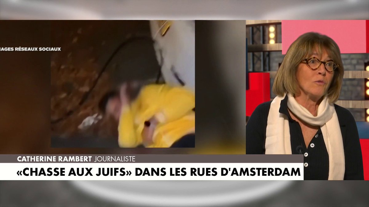 «Je pense que LFI aura une responsabilité devant l'Histoire», indique Catherine Rambert, journaliste, à propos de l'attaque de supporters israéliens à Amsterdam dans #MorandiniLive