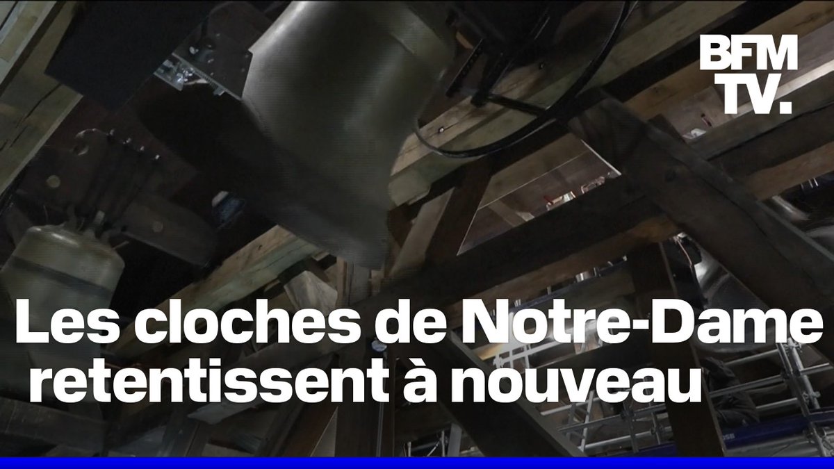 🔔 Les cloches de Notre-Dame ont retenti ce matin pour la première fois depuis l'incendie de 2019
