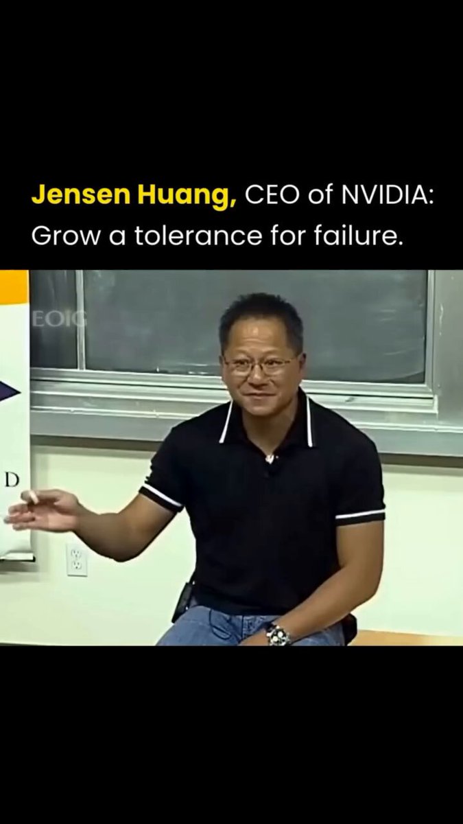 CEO of Nvidia on Growing a tolerance for failure: