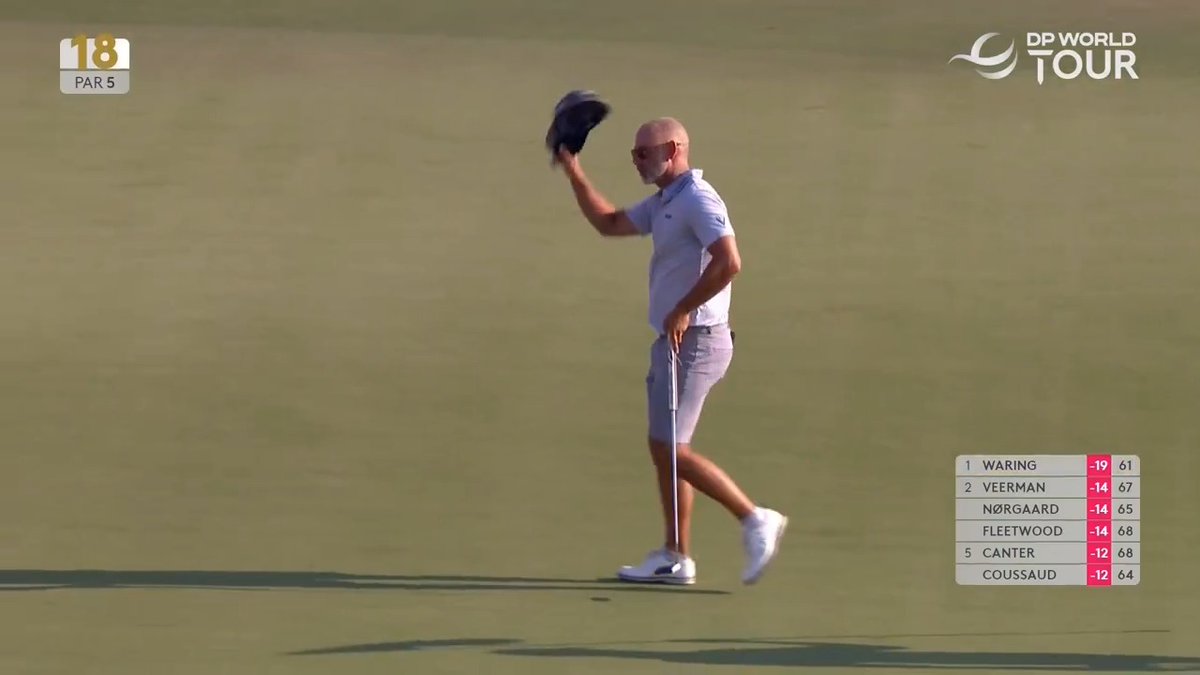 ✅ Shot of his life ✅ Lowest career round ✅ Course record 61 (-11) ✅ Five shot lead Paul Waring with a grandstand finish from 250 yards 💪 #ADGolfChamps | #RolexSeries