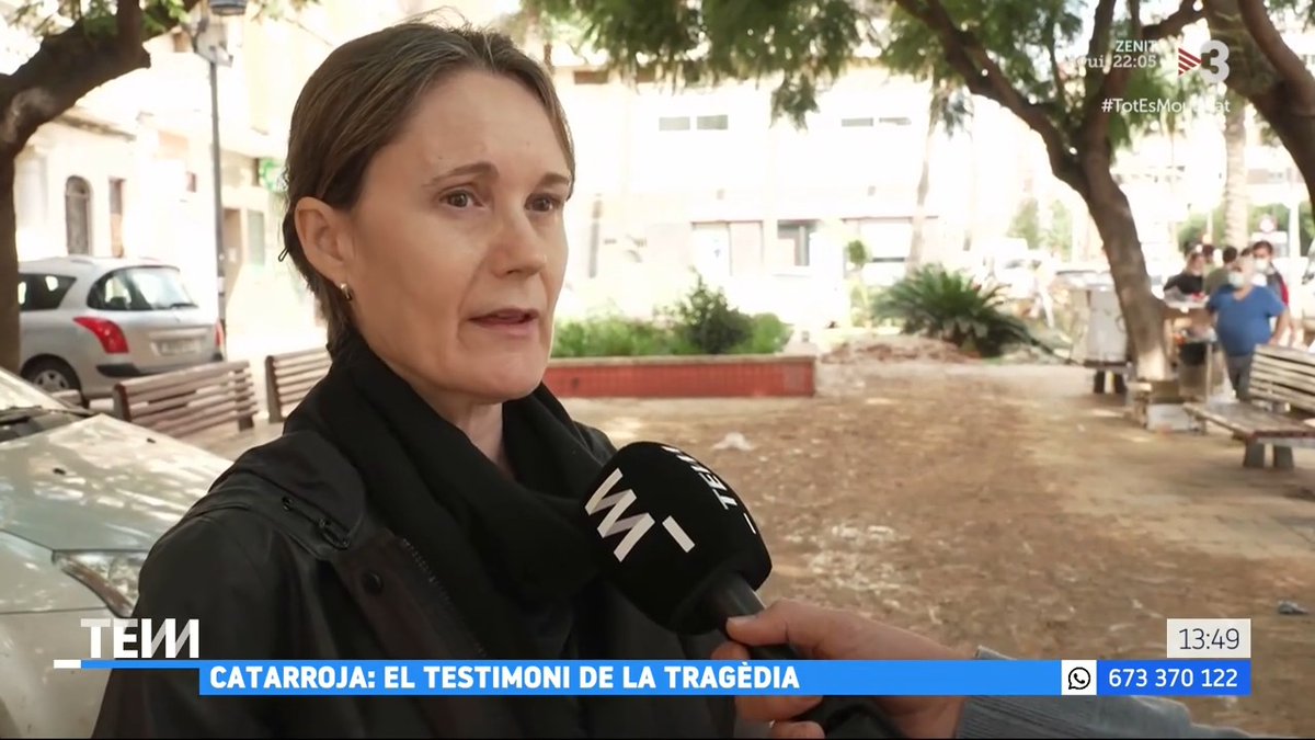 “A les 16.20 va ser l’últim moment que vaig veure el meu pare. Vam intentar anar a buscar-lo, però va ser impossible. El responsable directe és Carlos Mazón i la consellera de Justícia. No ineptes, són uns criminals”, Rosa Maria Álvarez Gil #DanaPaísValencià3Cat #TotEsMou3Cat