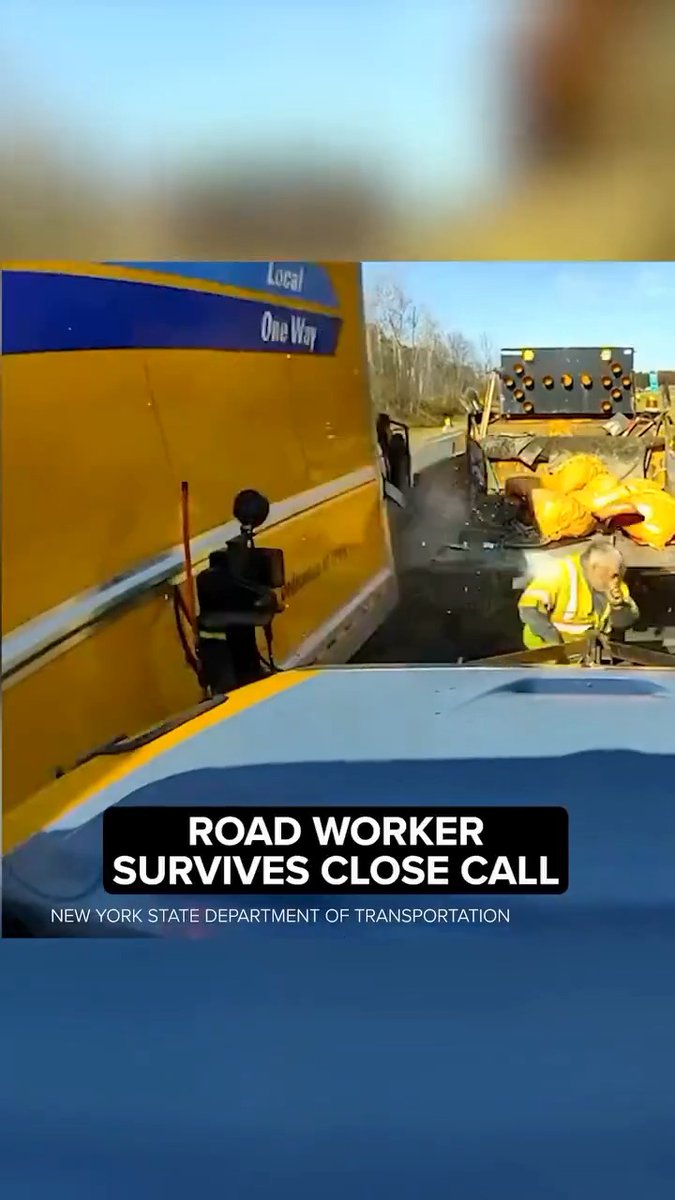 Won't need coffee to wake up after that... 👀 #traffic #NewYork #safety #OSHA