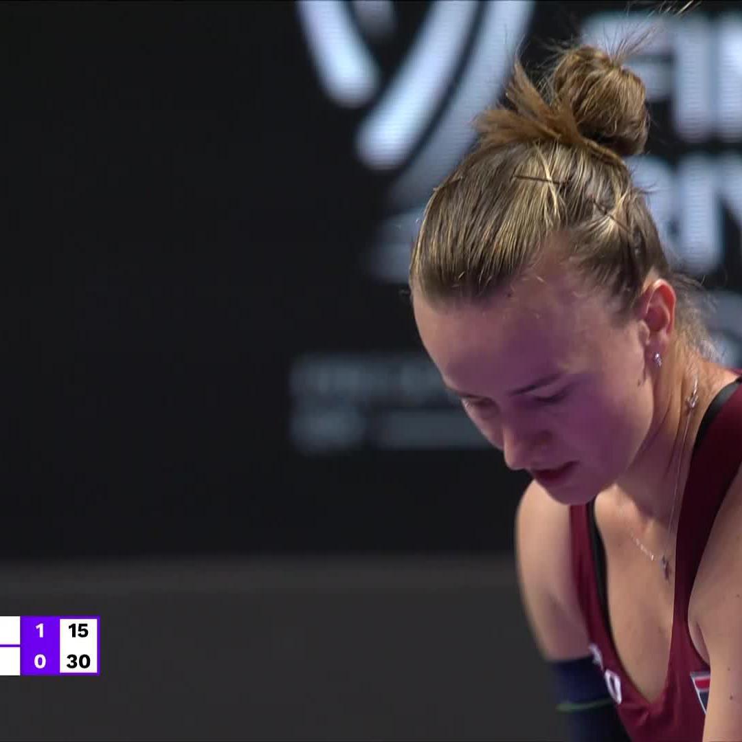 some early magic from Zheng 🪄✨ #WTAFinalsRiyadh