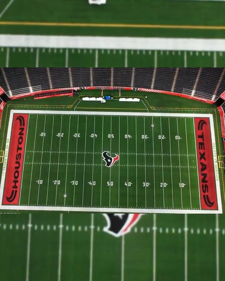 The end zones looking 🔥