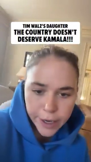 Minnesota Gov. #TimWalz's daughter #HopeWalz took a moment to share her post-election thoughts. Full story here: