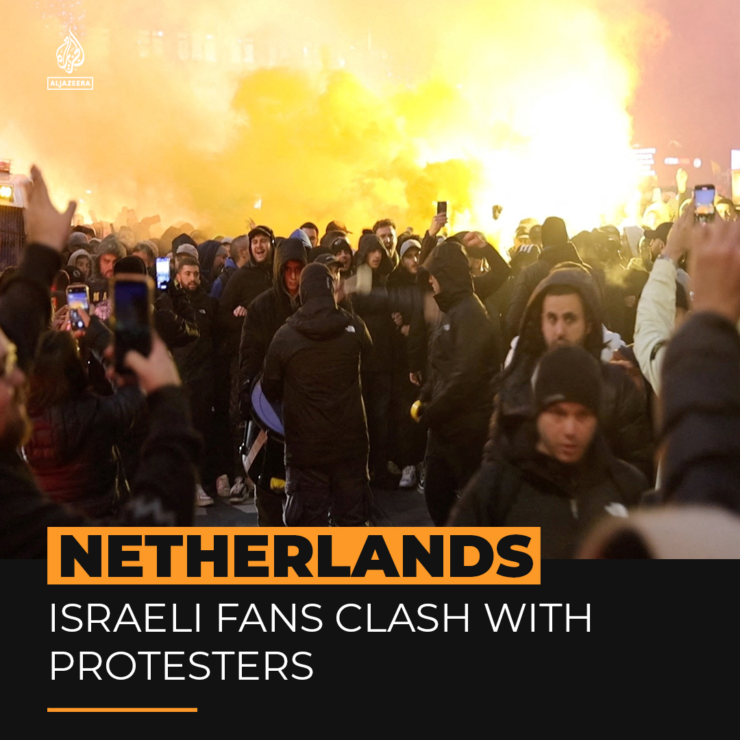 Dozens of people have been arrested and several taken to hospital after fighting between visiting Israeli football fans and Palestine solidarity protesters in Amsterdam. Here’s what we know about how the violence unfolded.