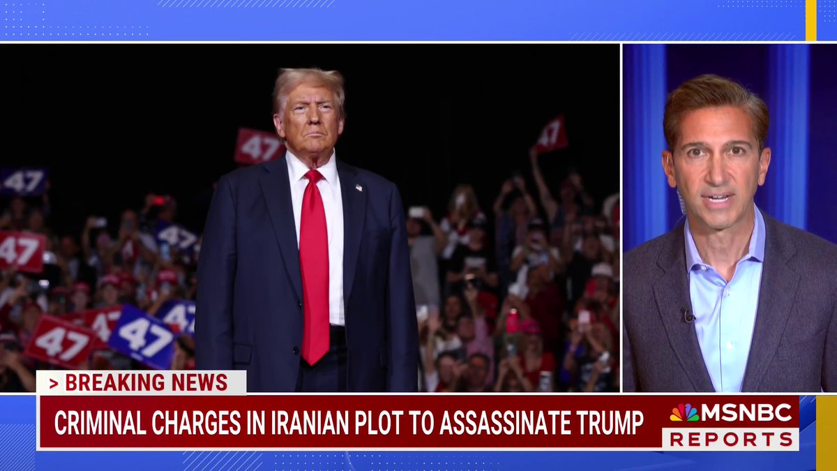 BREAKING: Criminal charges filed over alleged Iranian plot to assassinate Trump