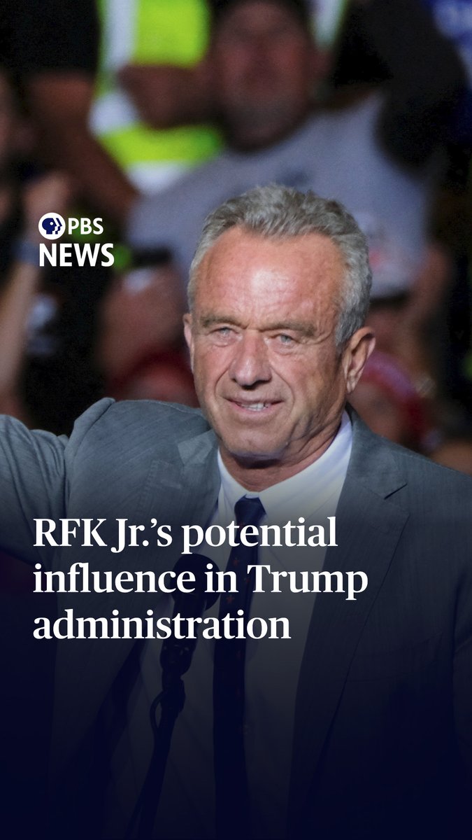 Robert F. Kennedy Jr., who has used his prominent platform to spread misleading and false claims about vaccine safety, is expected to play a big public health role in the next Trump administration. "I've been friends of his for a long time, and I'm going to let him go wild on health. I'm going to let him go wild on the food. I'm going to let him go wild on medicines," President-elect Donald Trump said of Kennedy last month. In post-Election Day interviews with NPR and NBC News, Kennedy has discussed what his public health role might be in the Trump administration. amna discussed more with Dr. Richard Besser, the former acting director of the Centers for Disease Control and Prevention. He now serves president and CEO of the Robert Wood Johnson Foundation. Disclosure: Robert Wood Johnson Foundation is a funder of the PBS News Hour.