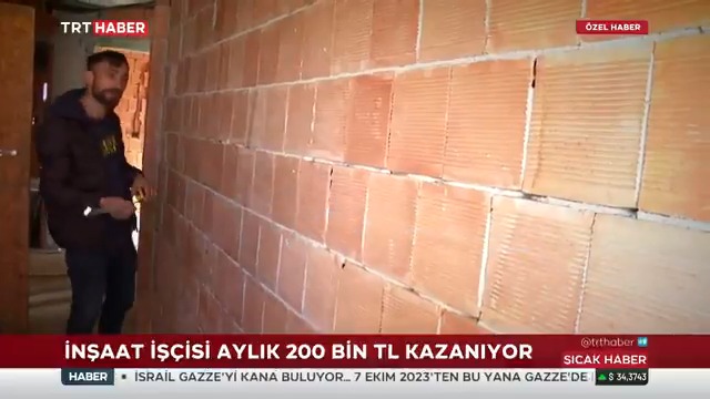 Ayda 200.000 TL kazanan inşaat işçisi: "Ben burada sanatımı icra ediyorum. Bu bir sanattır, herkesin yapacağı iş değil."