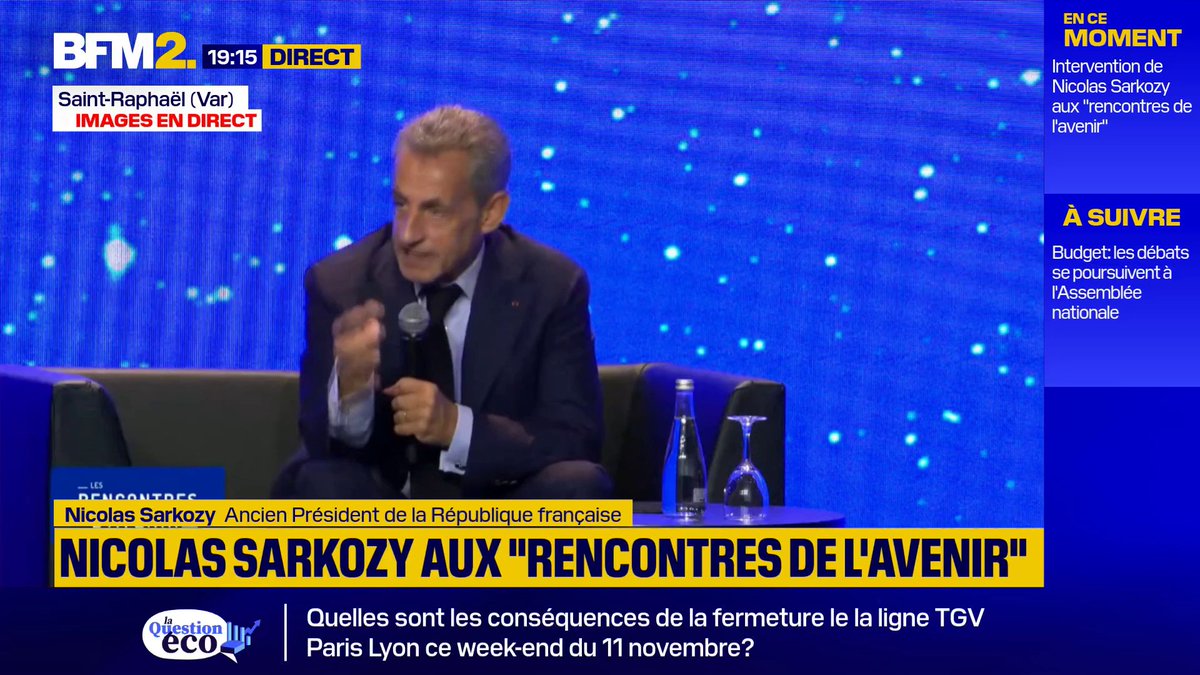 "Le problème des Français est très simple, on ne travaille pas assez” estime Nicolas Sarkozy