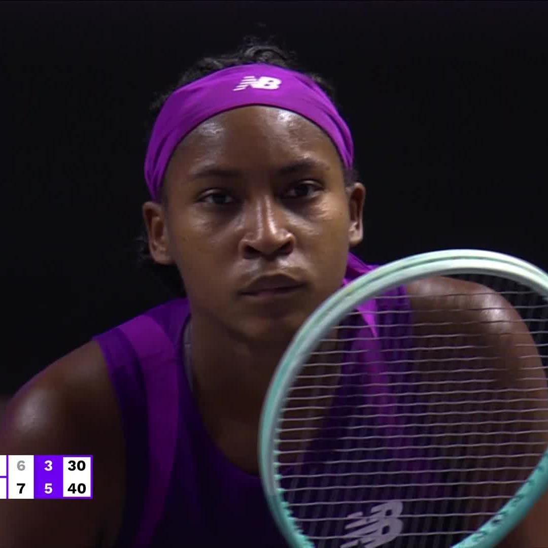 What dreams are made of 💫 Coco Gauff secures her spot in the final at the WTA Finals for the very first time in her career! #WTAFinalsRiyadh
