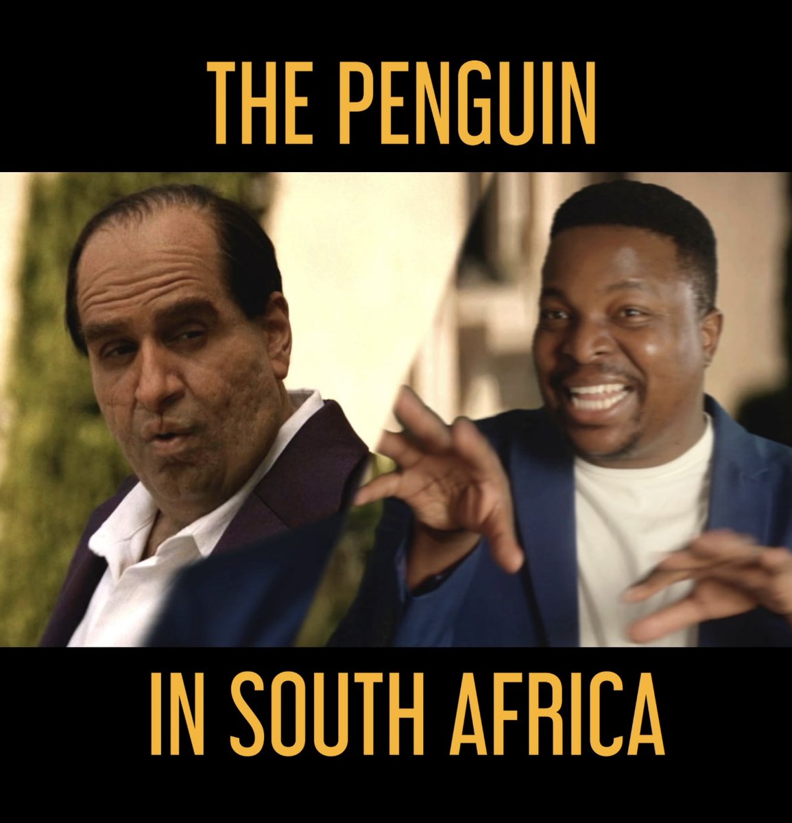 The Penguin is In South Africa 🔥😂🔥 you guys better go binge watch this series, its dope #ShowmaxOnline #ThePenguin