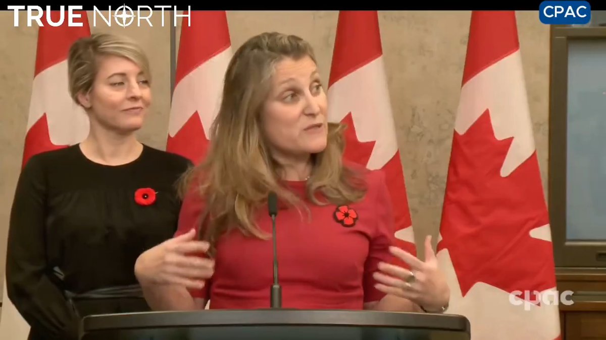 Deputy Prime Minister Chrystia Freeland is asked why she is leading negotiations against potential U.S. tariffs on Canadian goods when President-elect Donald Trump has expressed dislike for her.