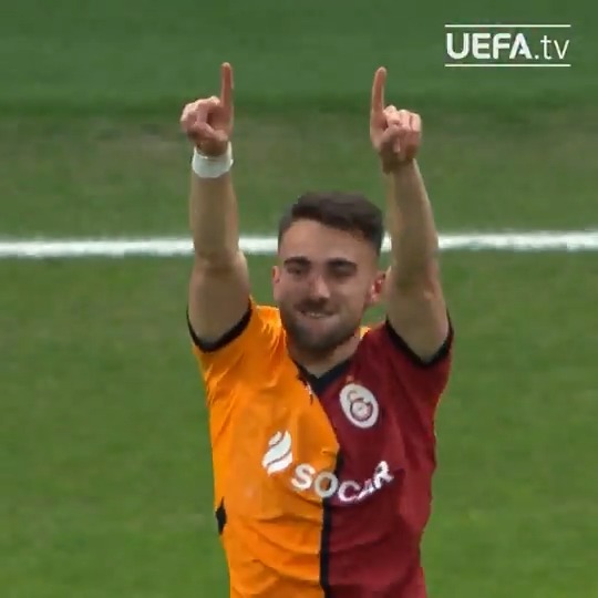 Yunus Akgün is lighting up the Europa League 🤩 26x Turkish Champions 🟡🔴 | #UEL