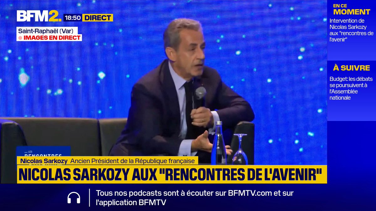 Nicolas Sarkozy: "Trump a été élu parce qu'il a parlé de l'Amérique aux Américains"