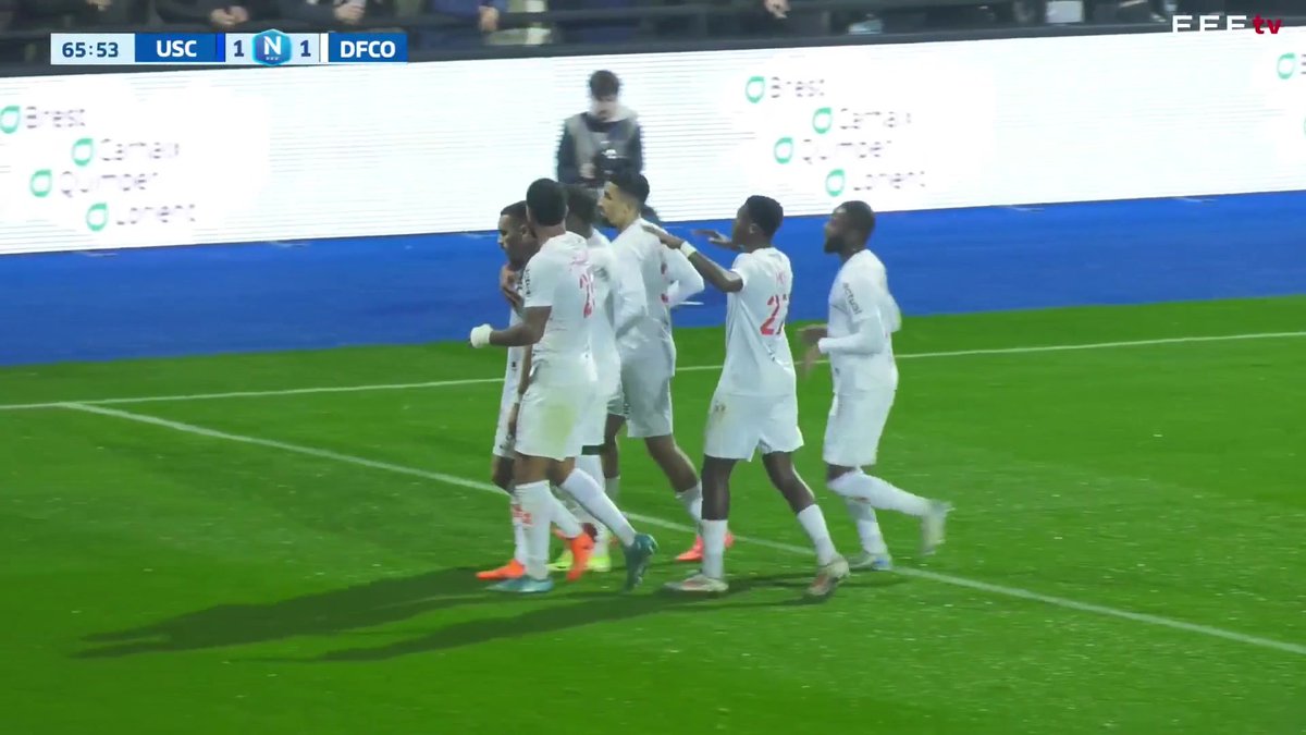 Le pied gauche magique de Hugo VARGAS-RIOS pour donner l'avantage au Dijon FCO ! Suivez le match en direct sur #NationalFFF #FFFTV