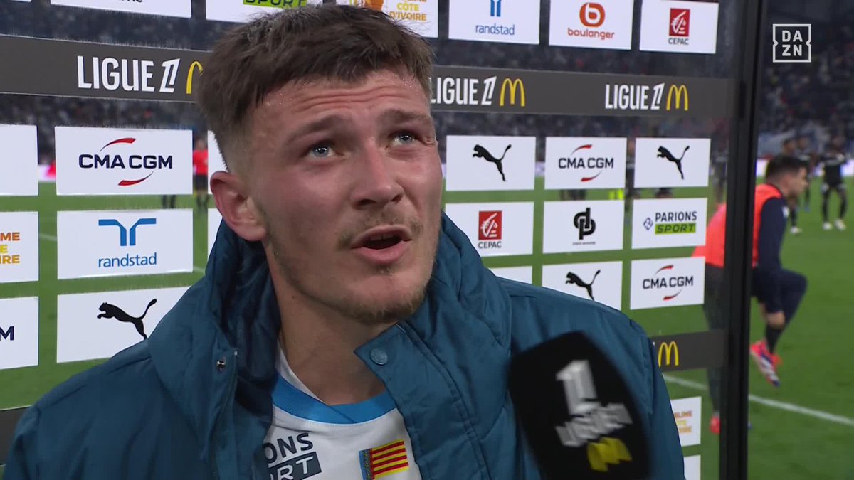 Les mots forts de Quentin Merlin à la mi-temps...